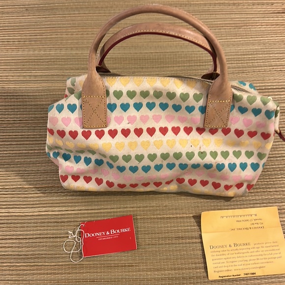 Dooney & Bourke Colored Hearts Purse